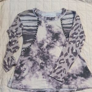 Bucket List Rayon Blend Print Tie-dye Size Small